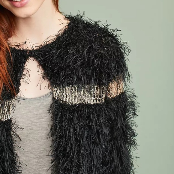 Diktons Barcelona // Anthropologie furry cardigan - Picture 1 of 7